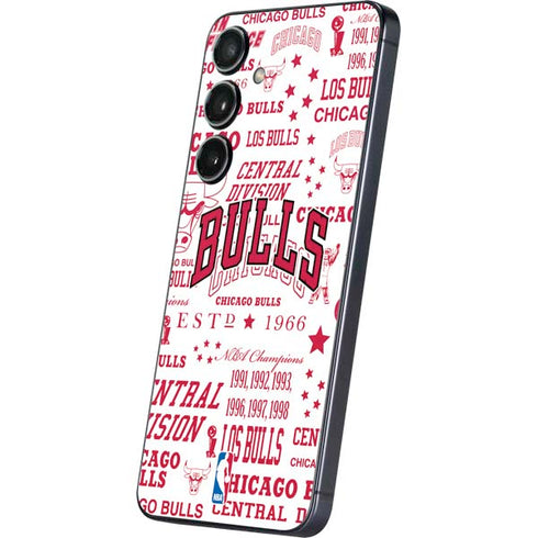 NBA Chicago Bulls Historic Blast Galaxy S25 Skin